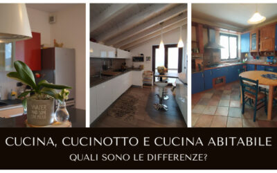 Cucina, cucinotto, cucina abitabile. Quali sono le differenze?