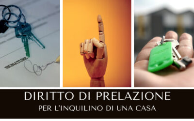 Diritto di prelazione per l’inquilino su immobili ad uso abitativo